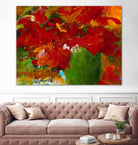 Amazona by Doris Savard on GIANT ART - red floral