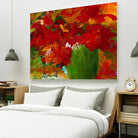 Amazona by Doris Savard on GIANT ART - red floral