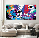 Brooklyn by Ray Lengelé on GIANT ART - red street art robot