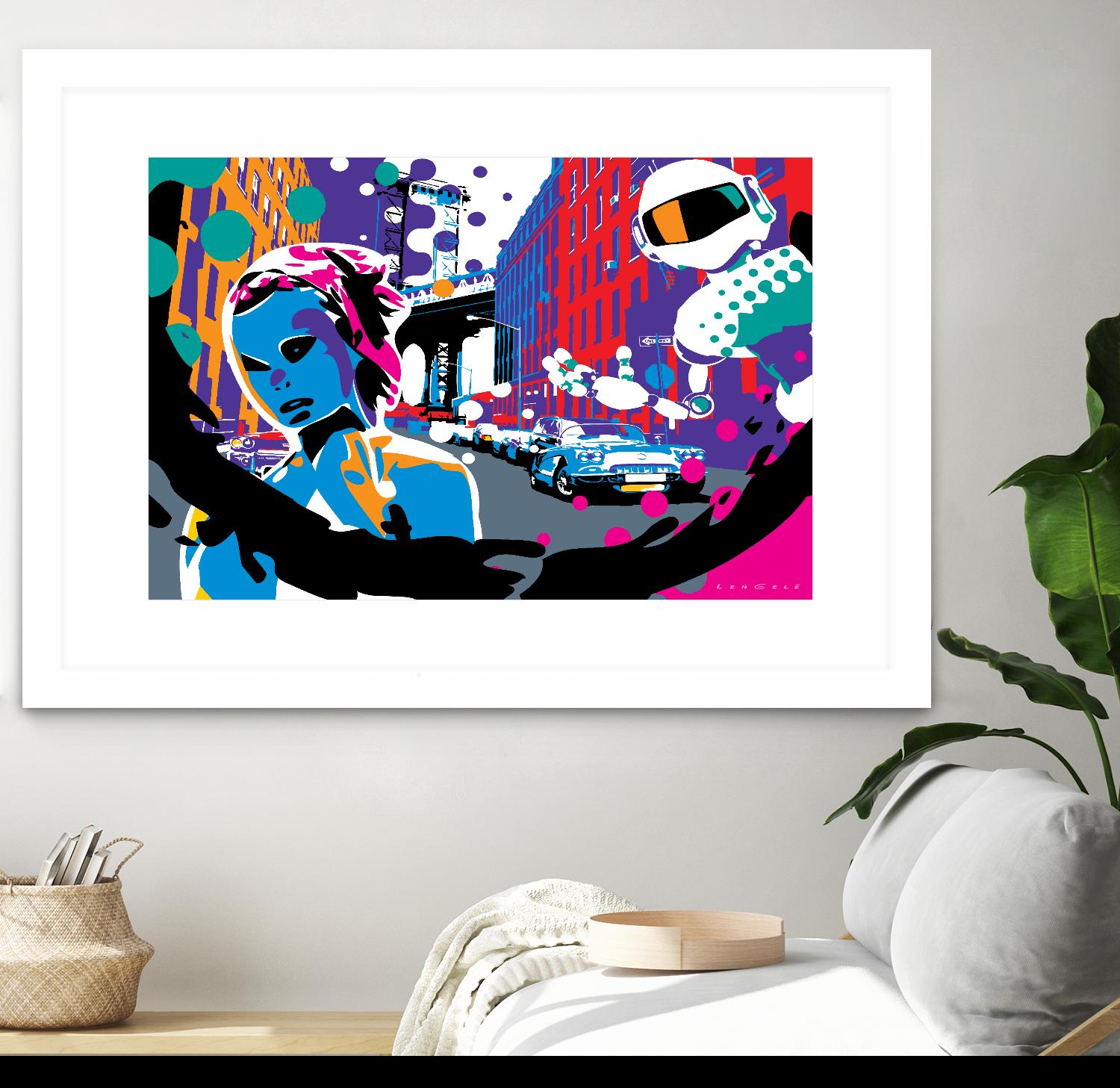 Brooklyn by Ray Lengelé on GIANT ART - red street art robot