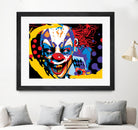 Clown by Ray Lengelé on GIANT ART - red street art horror