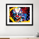 Clown by Ray Lengelé on GIANT ART - red street art horror