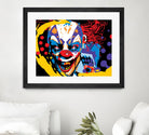 Clown by Ray Lengelé on GIANT ART - red street art horror