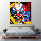 Clown by Ray Lengelé on GIANT ART - red street art horror