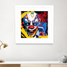 Clown by Ray Lengelé on GIANT ART - red street art horror