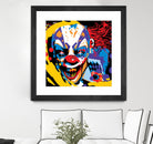 Clown by Ray Lengelé on GIANT ART - red street art horror
