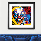 Clown by Ray Lengelé on GIANT ART - red street art horror