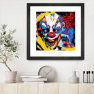 Clown by Ray Lengelé on GIANT ART - red street art horror