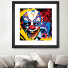 Clown by Ray Lengelé on GIANT ART - red street art horror