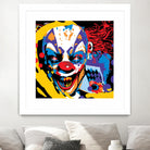 Clown by Ray Lengelé on GIANT ART - red street art horror