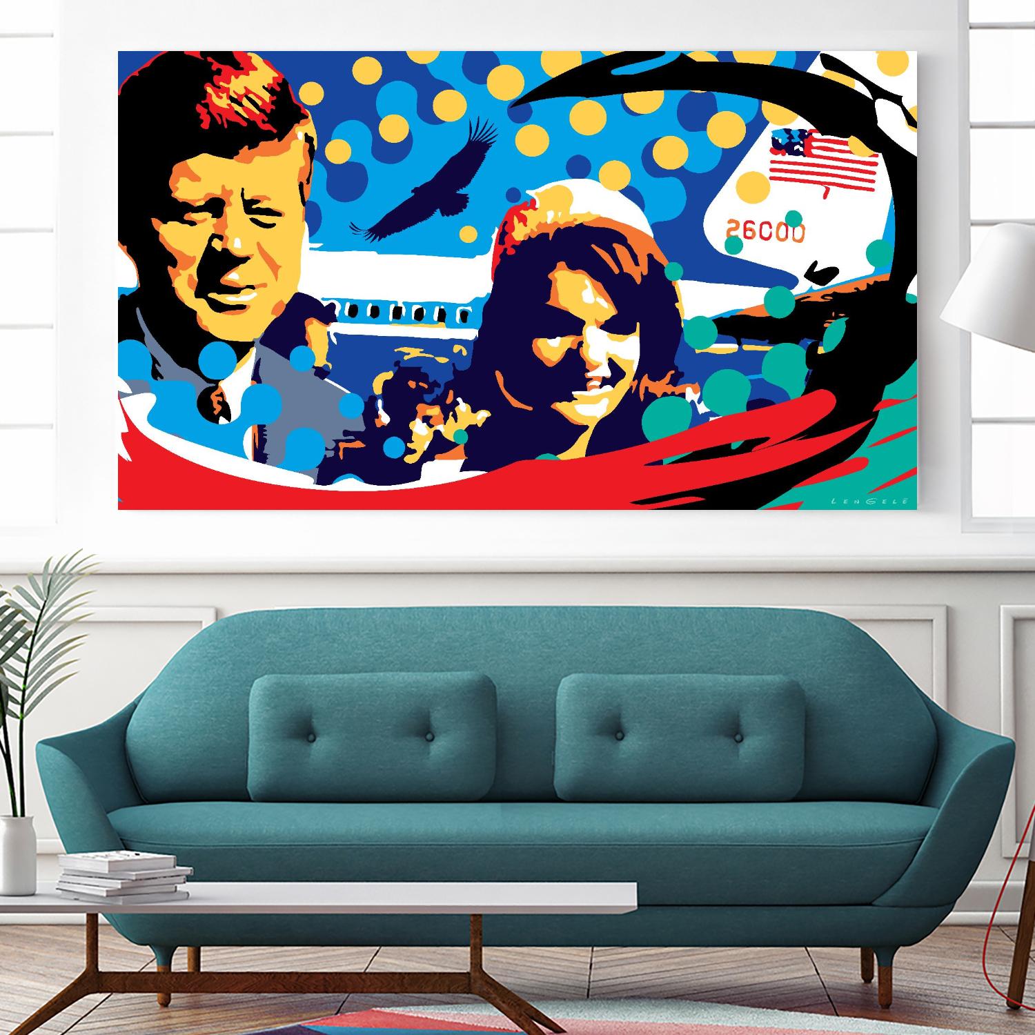 Dallas by Ray Lengelé on GIANT ART - yellow pop art - alternative