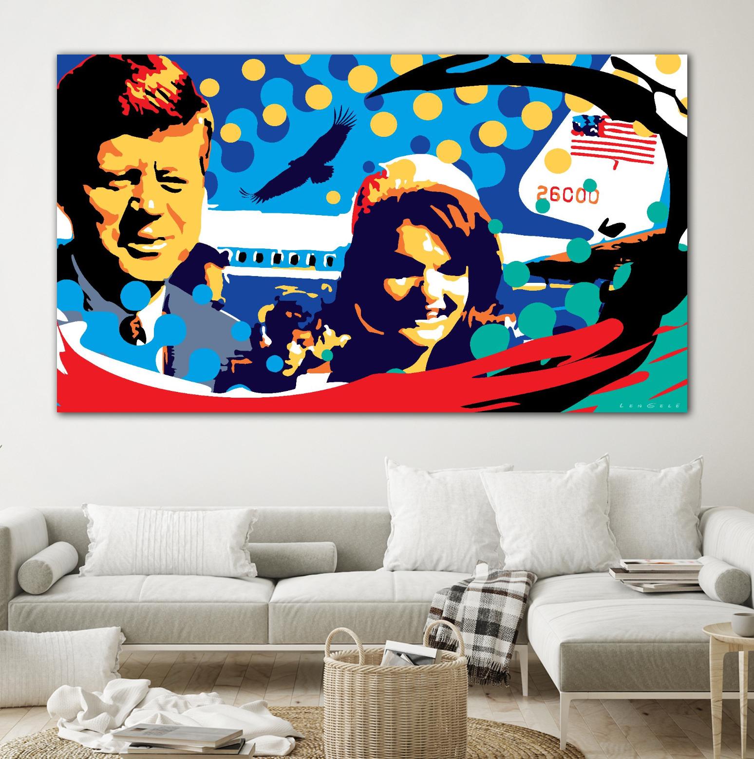 Dallas by Ray Lengelé on GIANT ART - yellow pop art - alternative