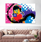 Heart by Ray Lengelé on GIANT ART - pink street art chinese