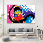 Heart by Ray Lengelé on GIANT ART - pink street art chinese