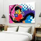 Heart by Ray Lengelé on GIANT ART - pink street art chinese