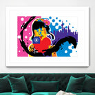 Heart by Ray Lengelé on GIANT ART - pink street art chinese