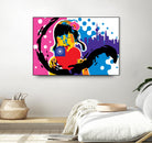 Heart by Ray Lengelé on GIANT ART - pink street art chinese