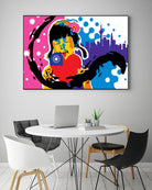 Heart by Ray Lengelé on GIANT ART - pink street art chinese