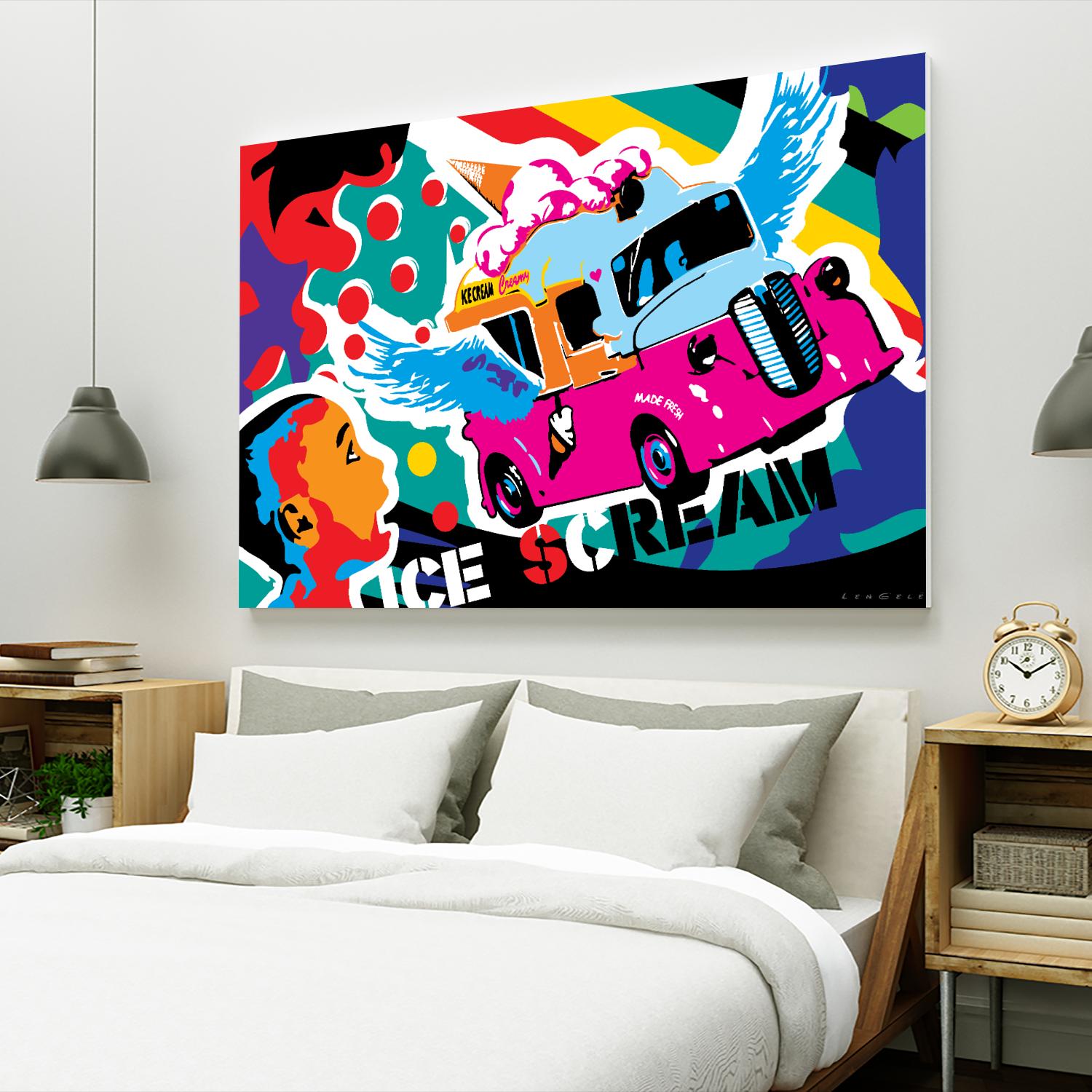 IceScream by Ray Lengelé on GIANT ART - pink art for kids bus