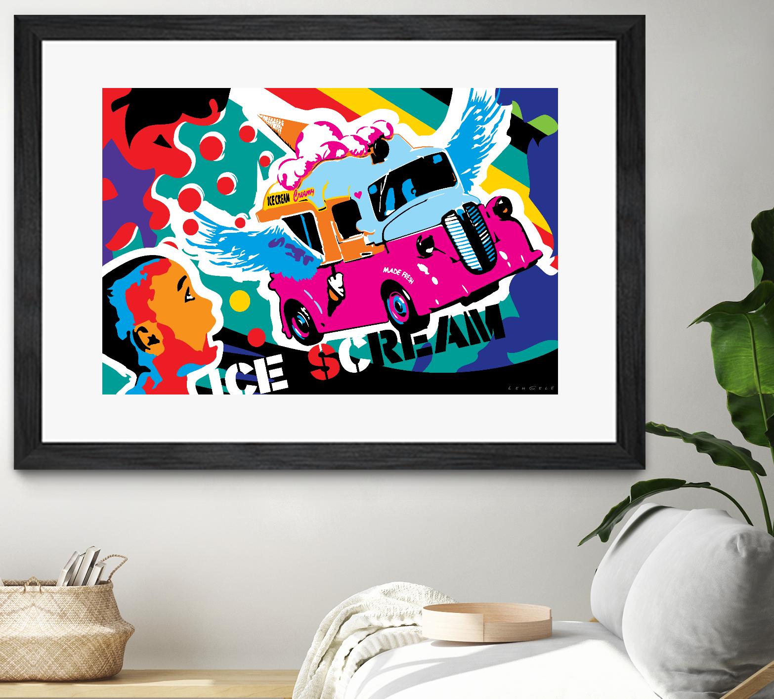 IceScream by Ray Lengelé on GIANT ART - pink art for kids bus