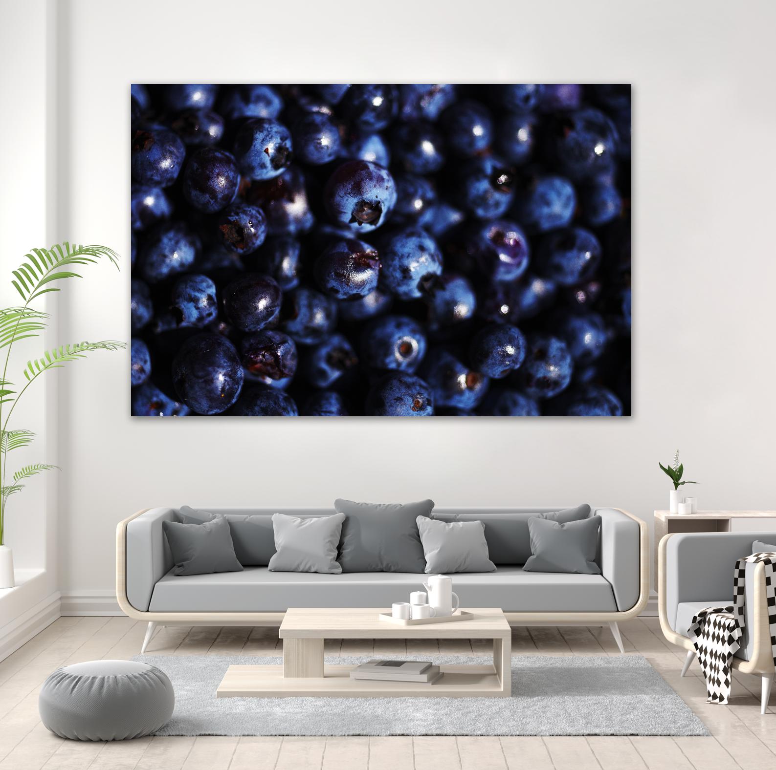 Blueberries I by Peter Morneau on GIANT ART - blue photo art