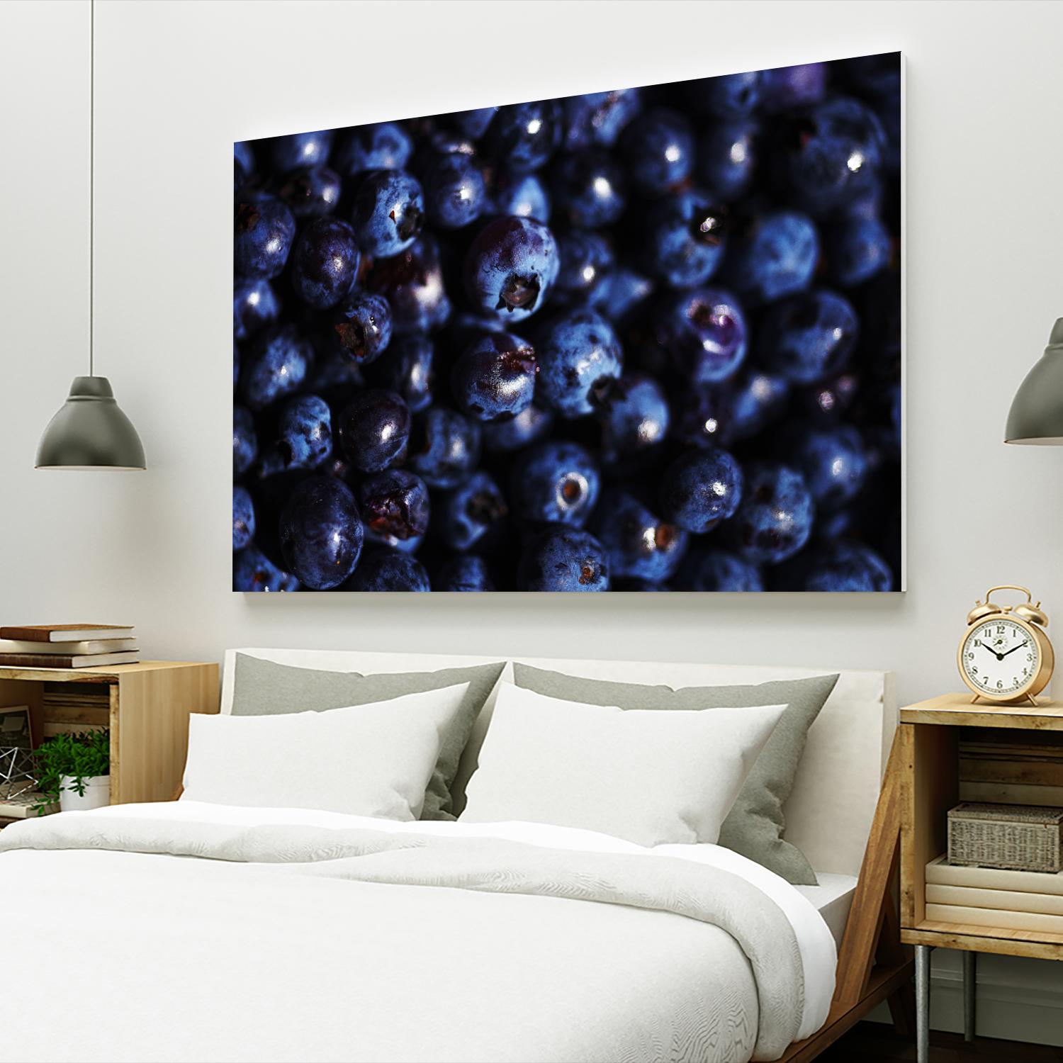Blueberries I by Peter Morneau on GIANT ART - blue photo art
