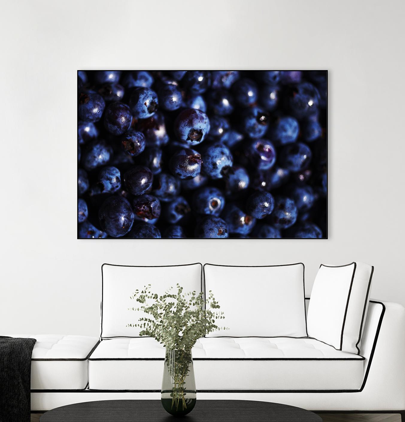 Blueberries I by Peter Morneau on GIANT ART - blue photo art