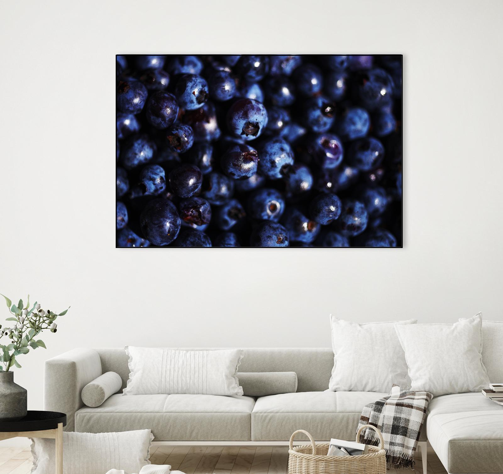 Blueberries I by Peter Morneau on GIANT ART - blue photo art