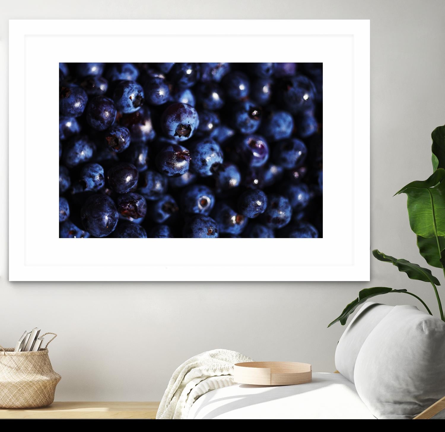 Blueberries I by Peter Morneau on GIANT ART - blue photo art