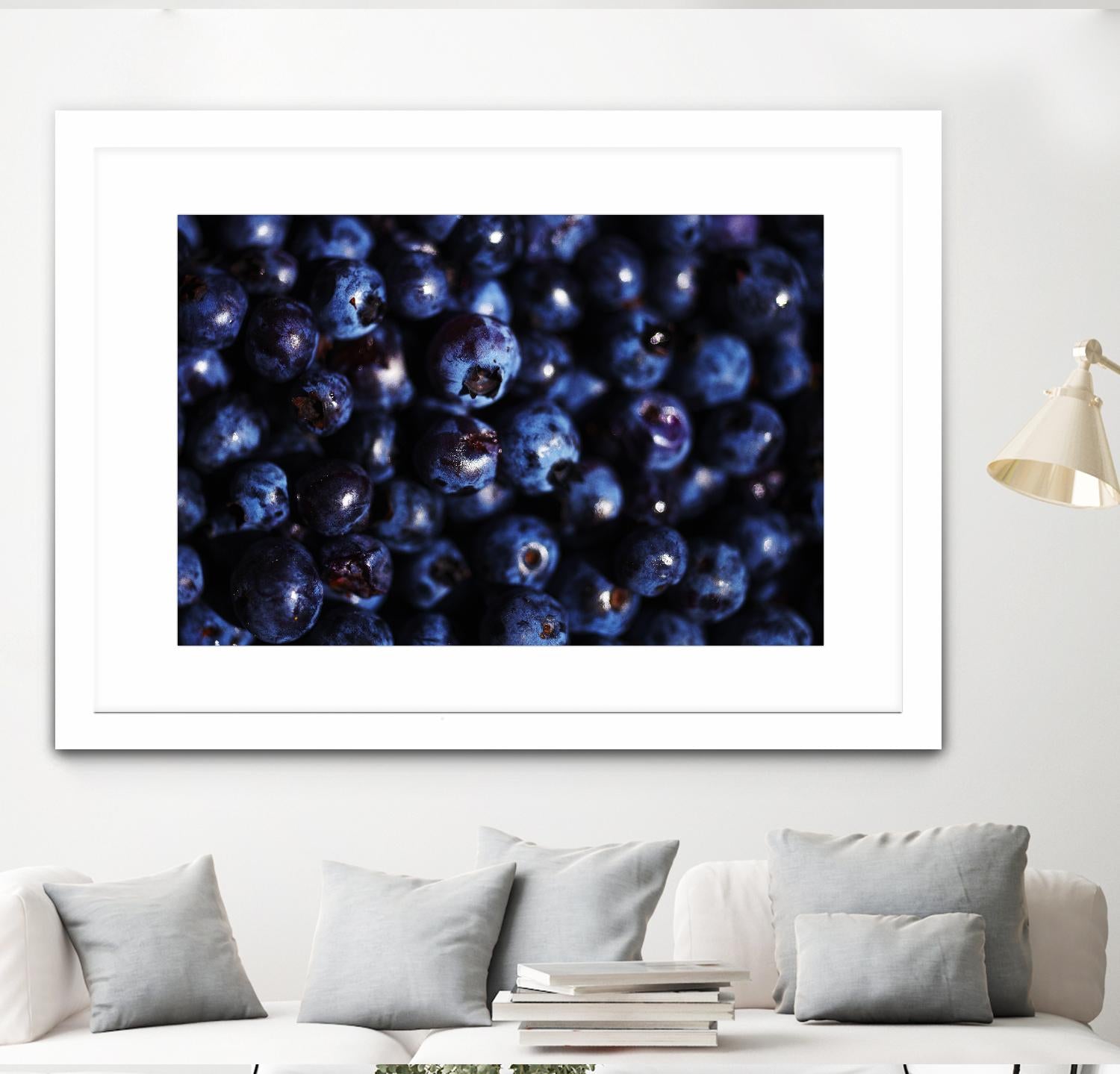 Blueberries I by Peter Morneau on GIANT ART - blue photo art