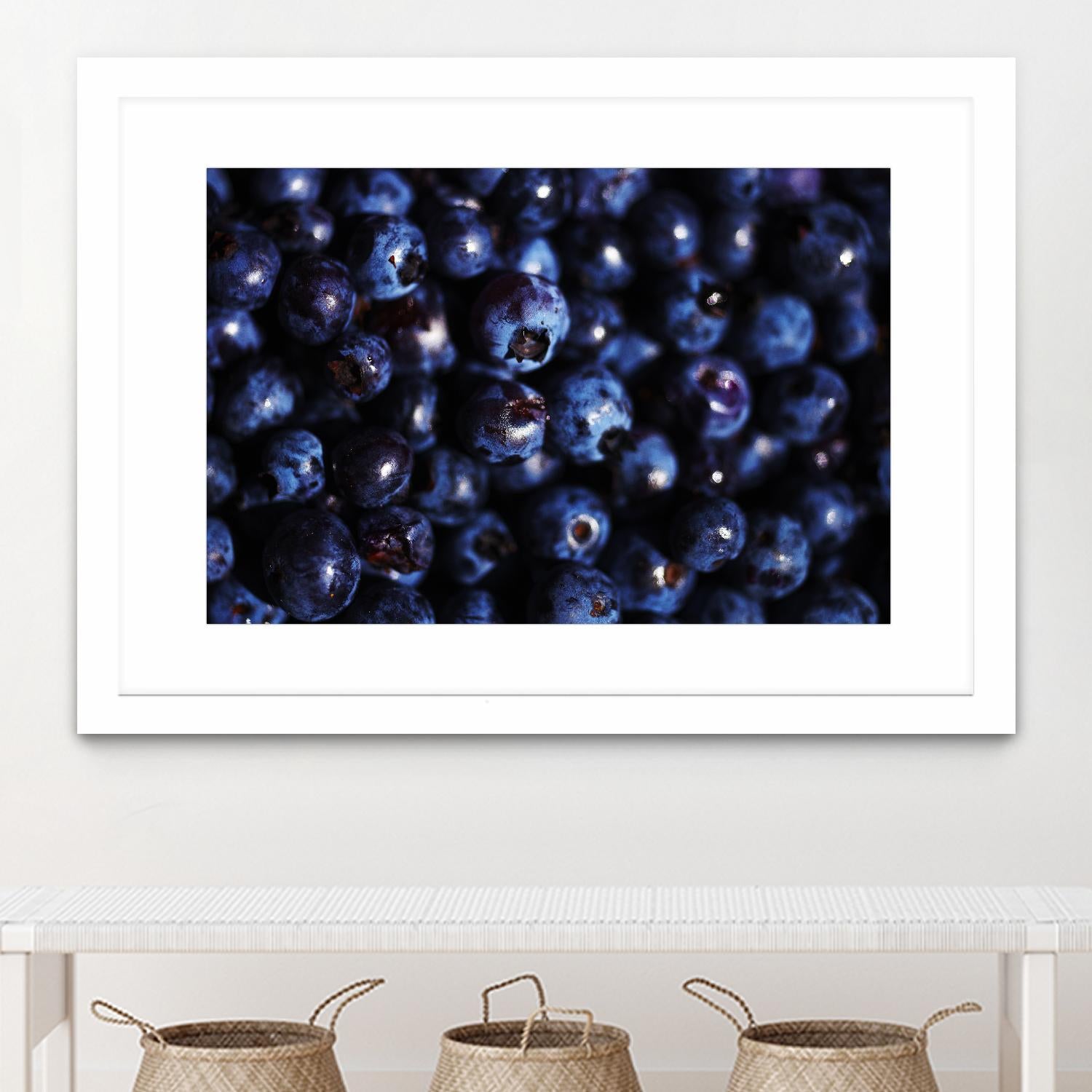 Blueberries I by Peter Morneau on GIANT ART - blue photo art