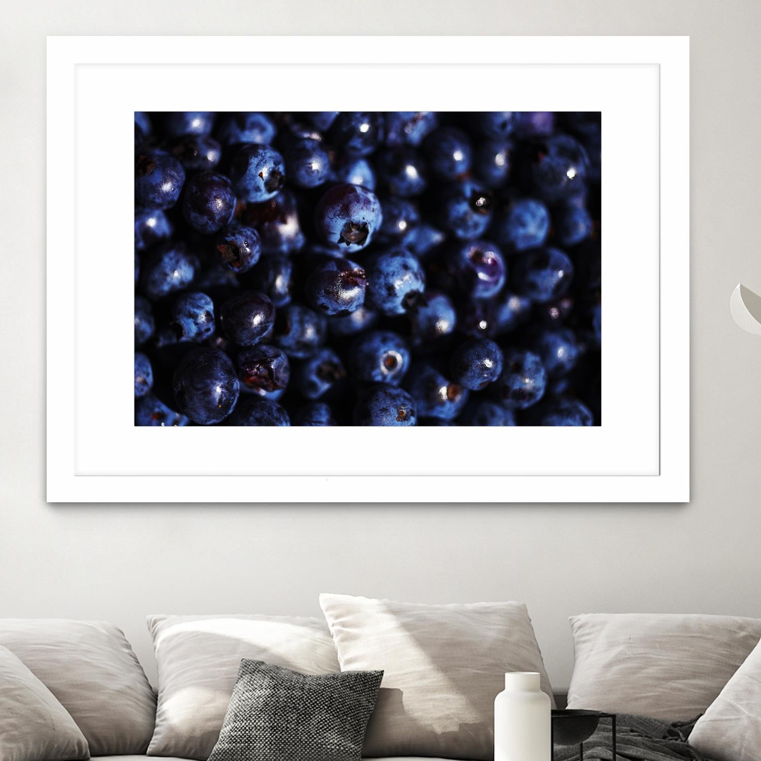 Blueberries I by Peter Morneau on GIANT ART - blue photo art