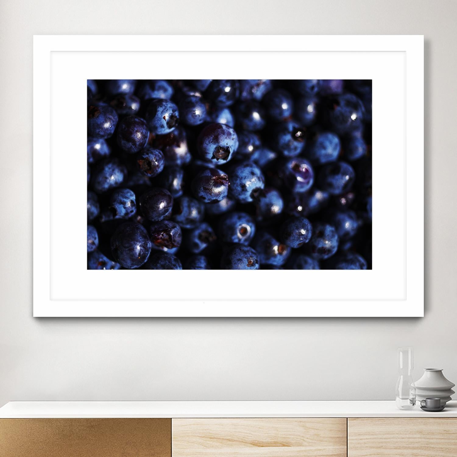 Blueberries I by Peter Morneau on GIANT ART - blue photo art