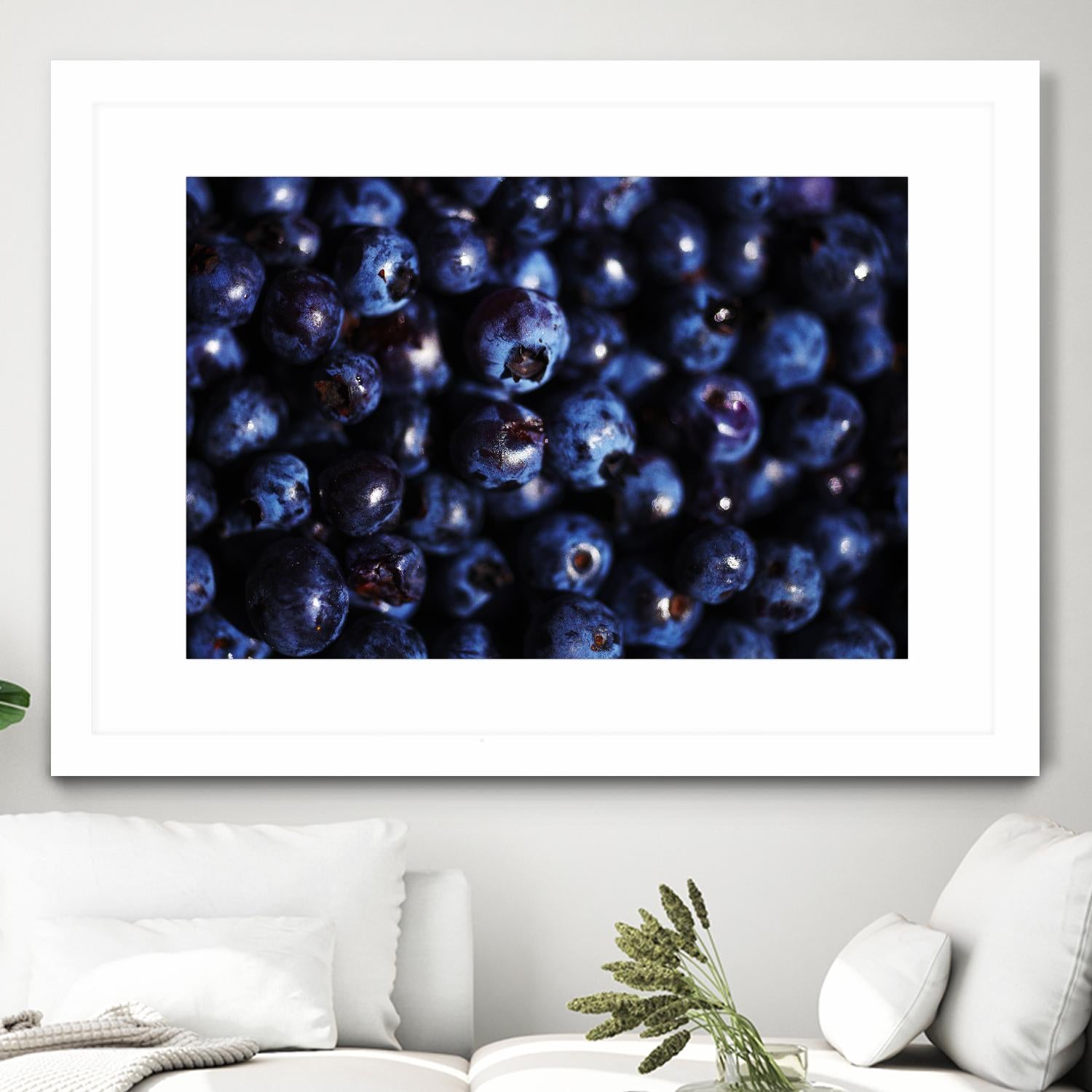 Blueberries I by Peter Morneau on GIANT ART - blue photo art