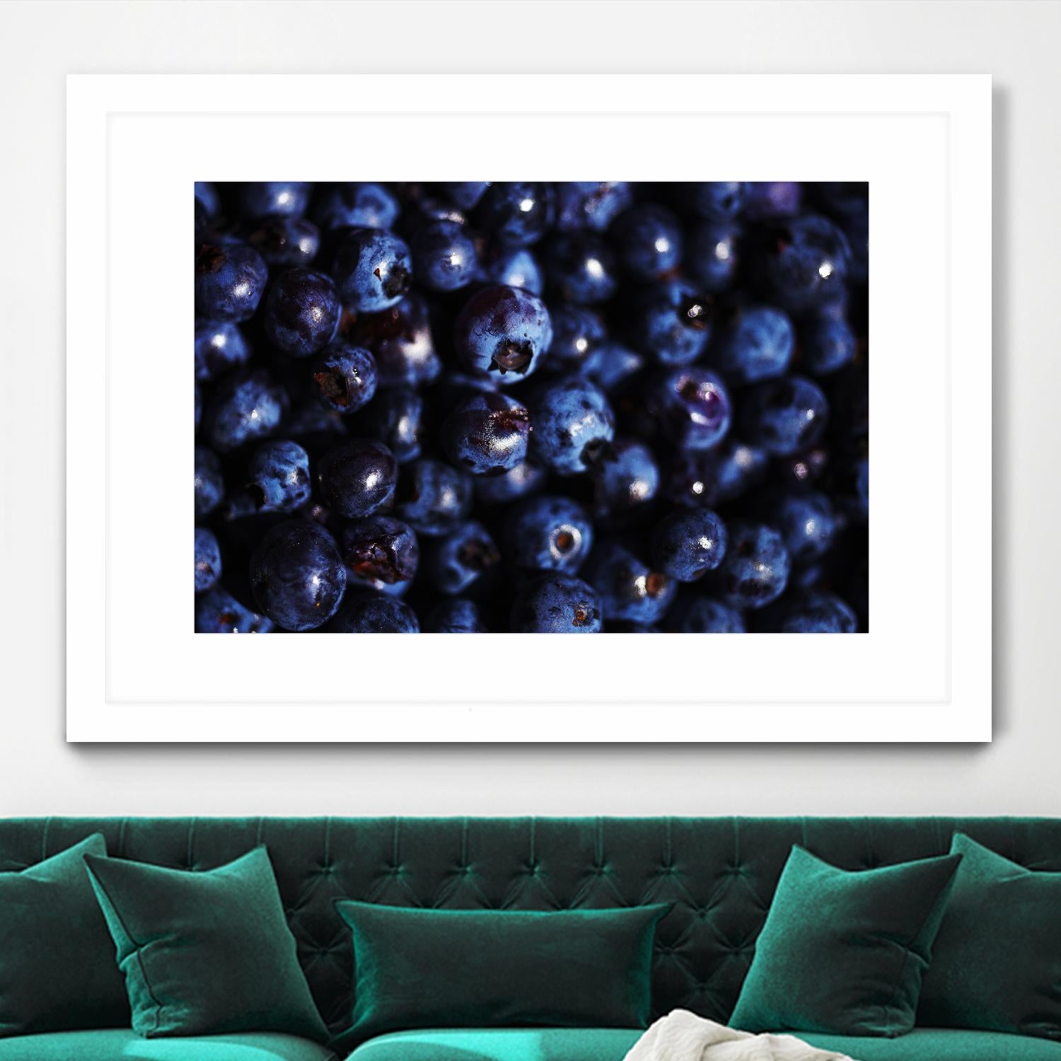 Blueberries I by Peter Morneau on GIANT ART - blue photo art