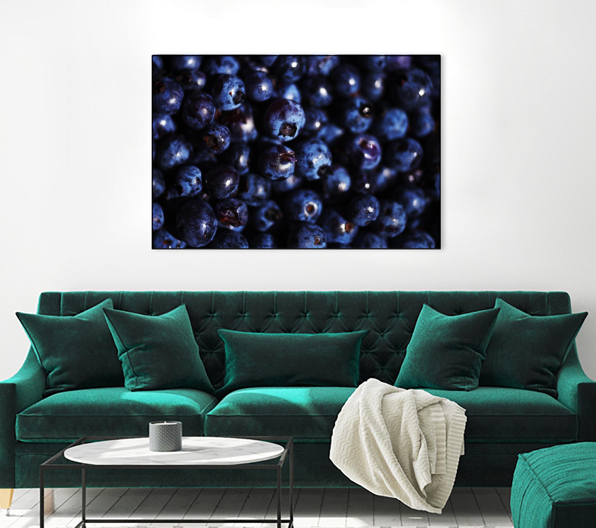 Blueberries I by Peter Morneau on GIANT ART - blue photo art