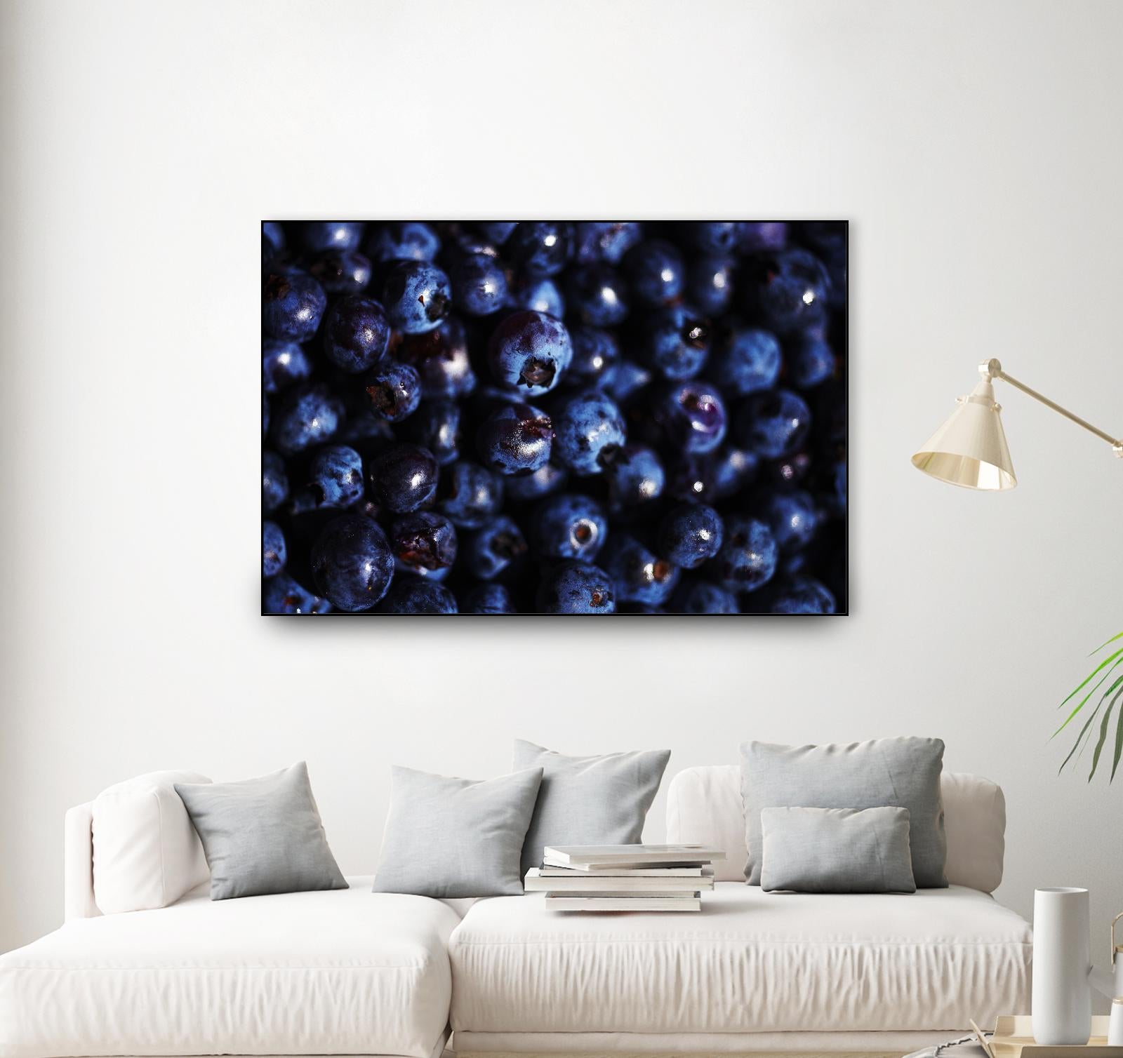 Blueberries I by Peter Morneau on GIANT ART - blue photo art