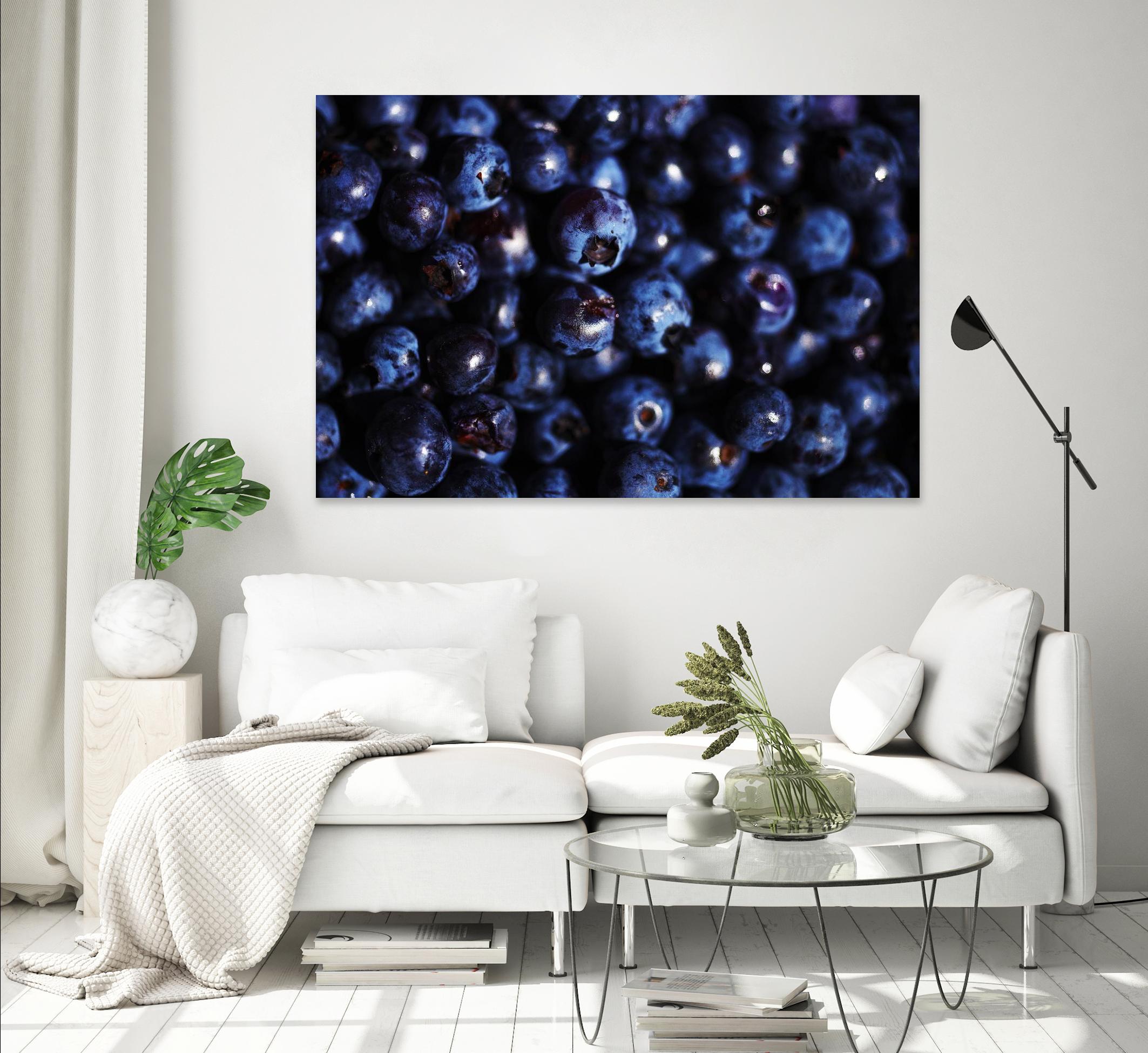 Blueberries I by Peter Morneau on GIANT ART - blue photo art