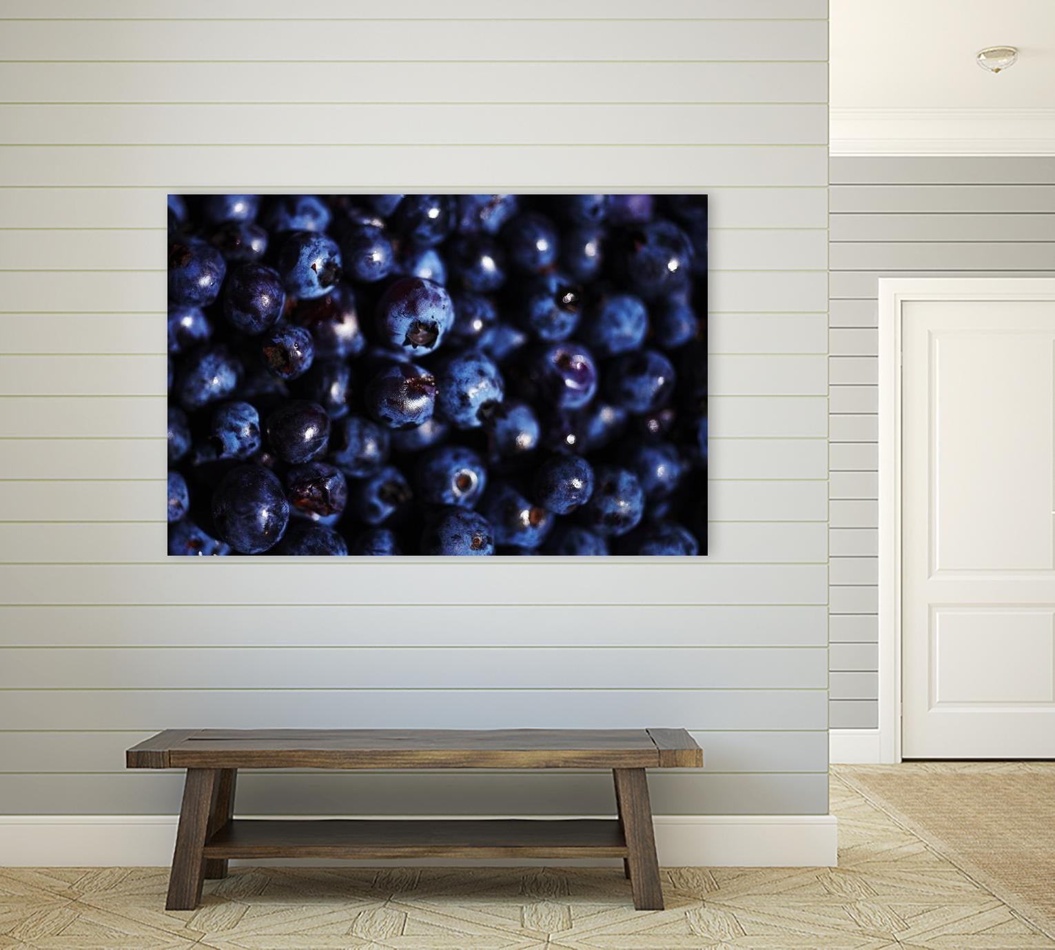 Blueberries I by Peter Morneau on GIANT ART - blue photo art