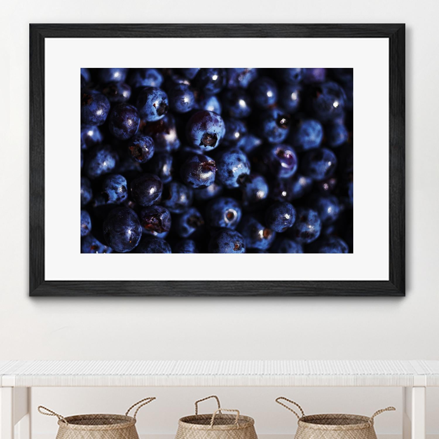Blueberries I by Peter Morneau on GIANT ART - blue photo art