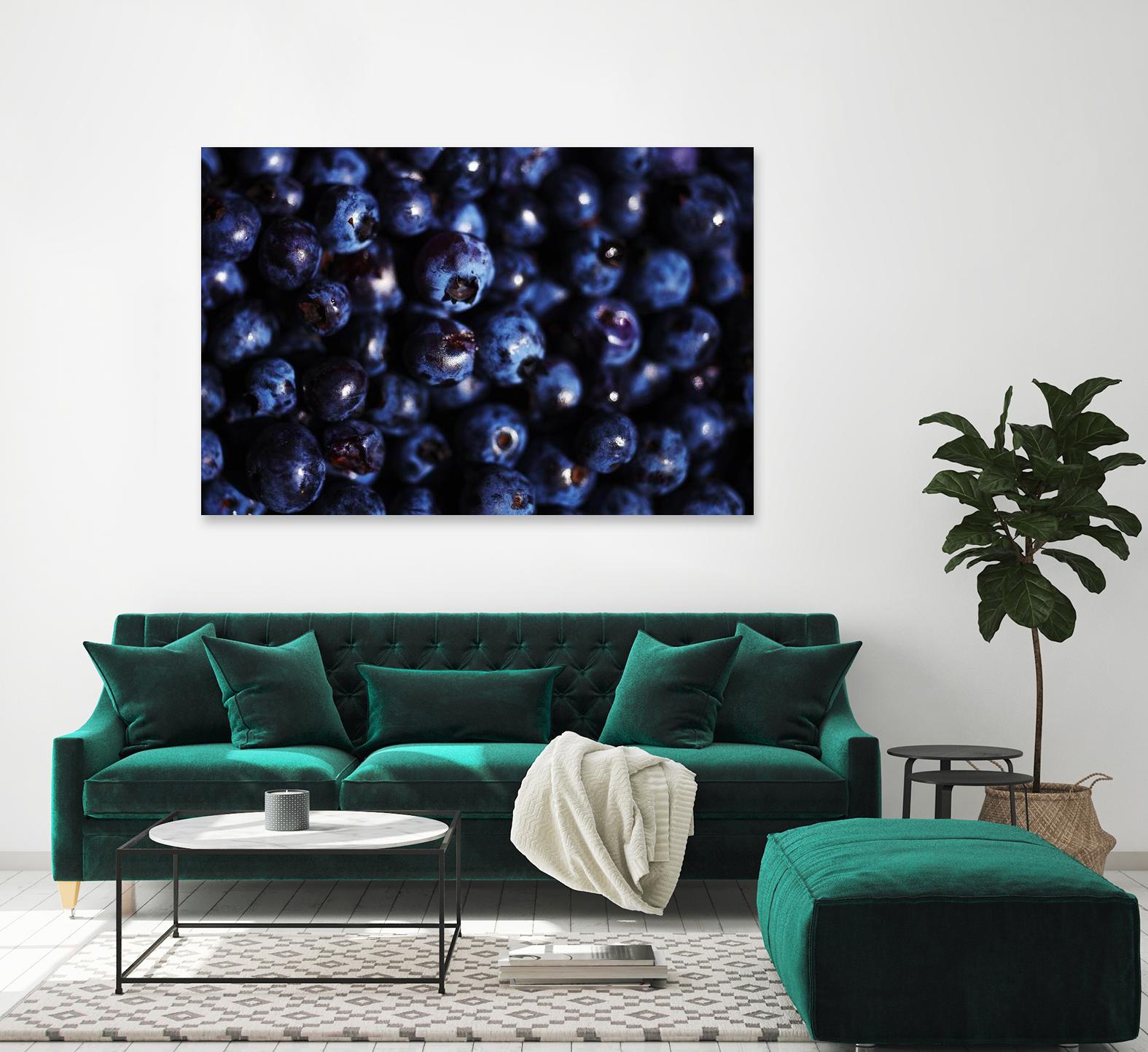 Blueberries I by Peter Morneau on GIANT ART - blue photo art