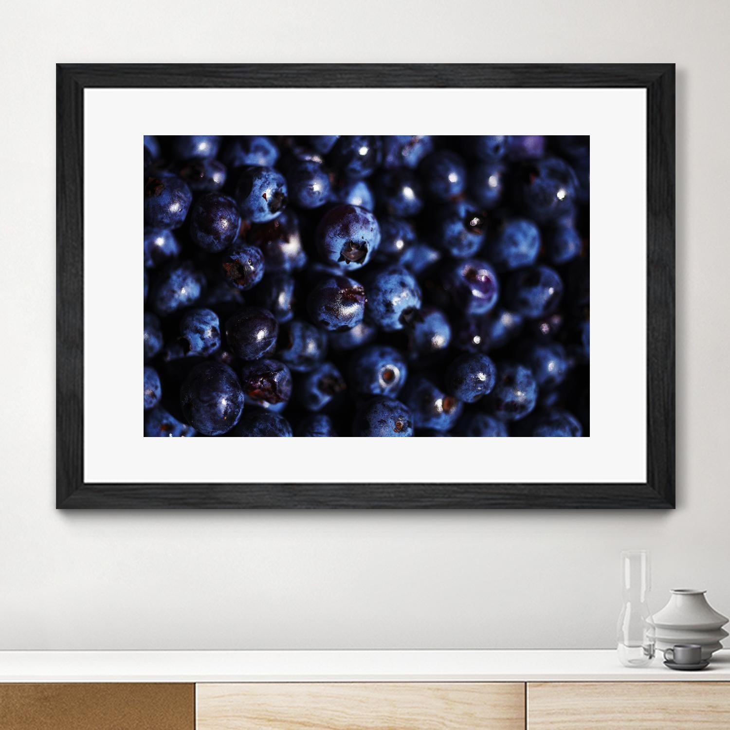 Blueberries I by Peter Morneau on GIANT ART - blue photo art