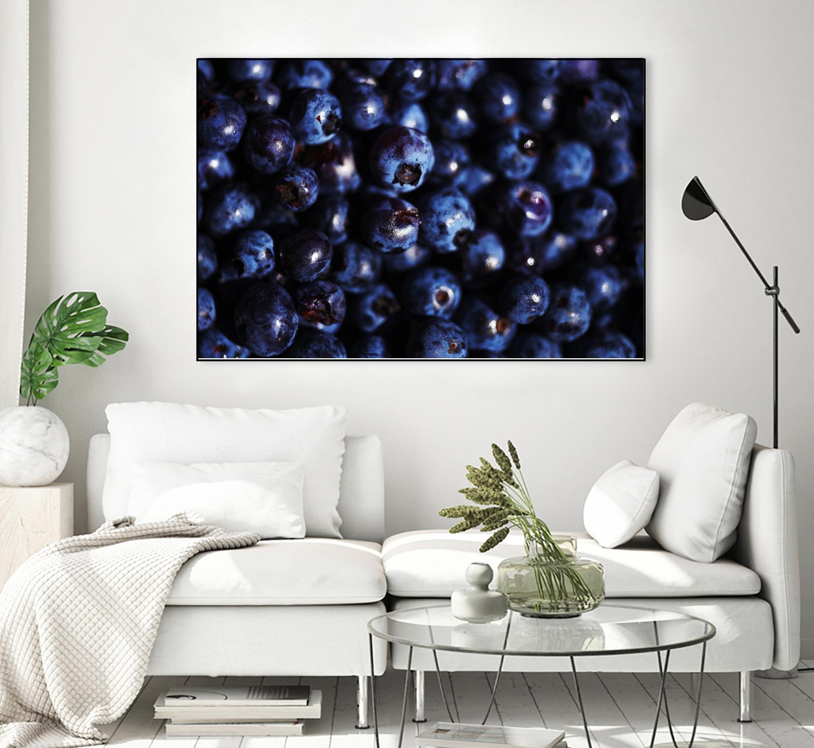 Blueberries I by Peter Morneau on GIANT ART - blue photo art
