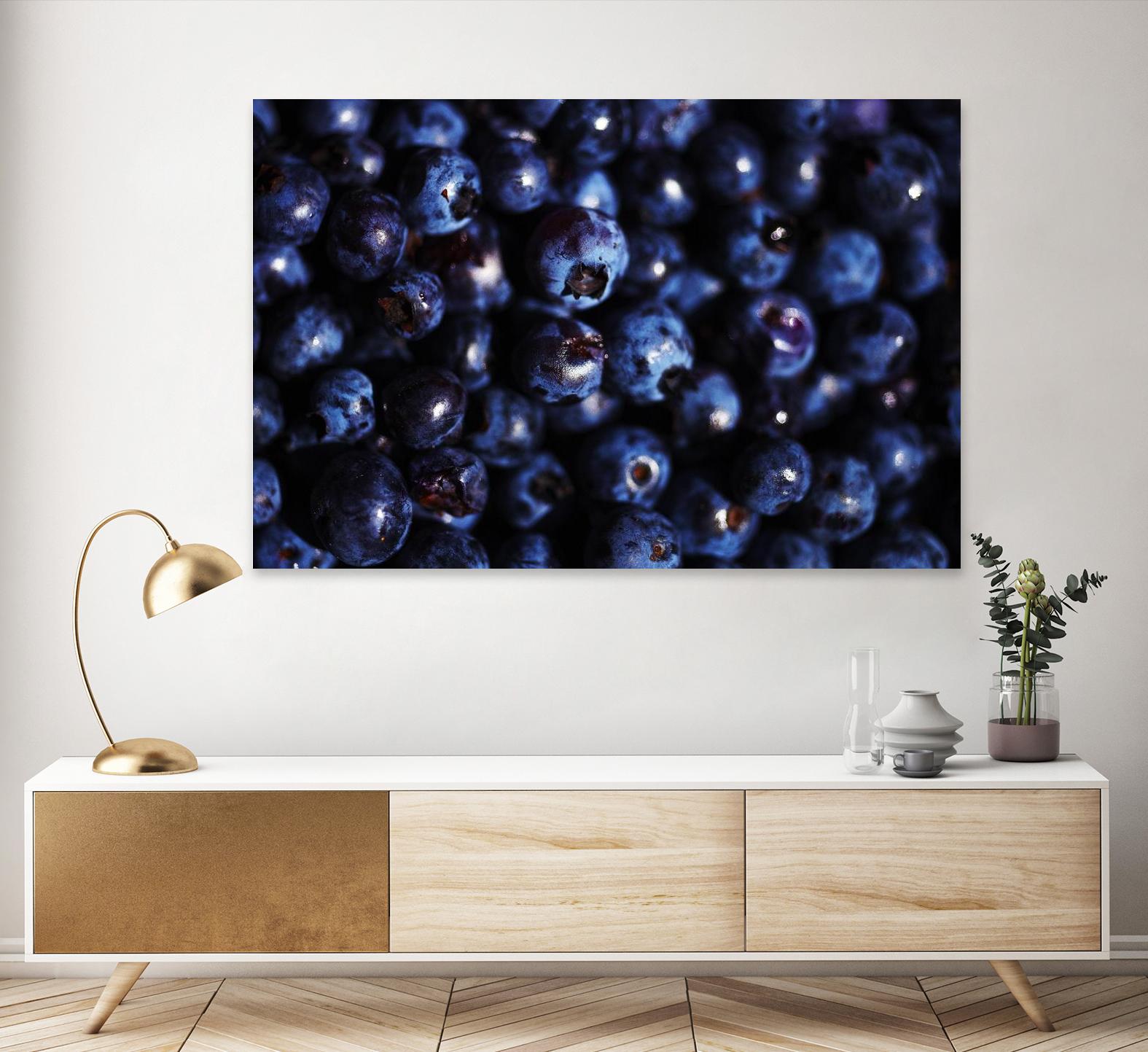 Blueberries I by Peter Morneau on GIANT ART - blue photo art