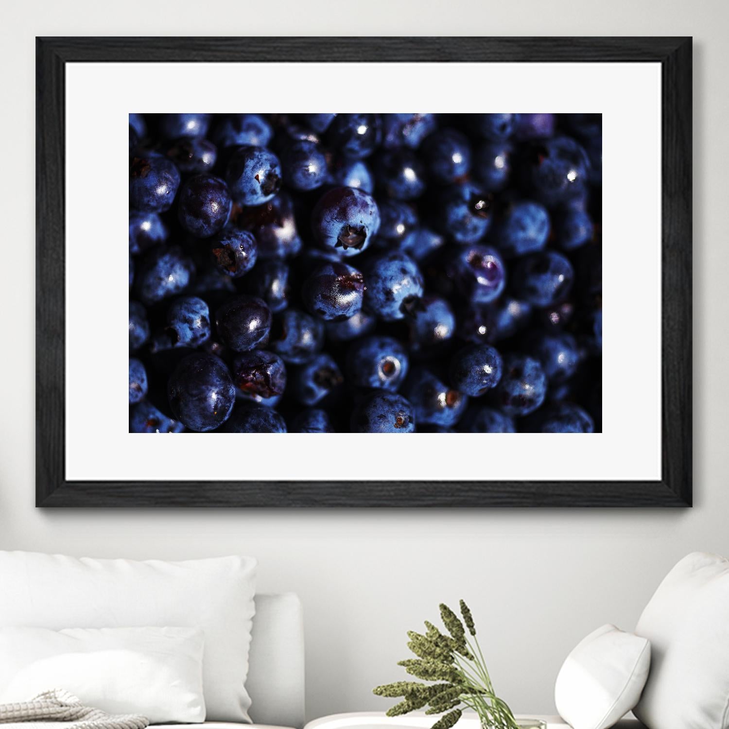 Blueberries I by Peter Morneau on GIANT ART - blue photo art