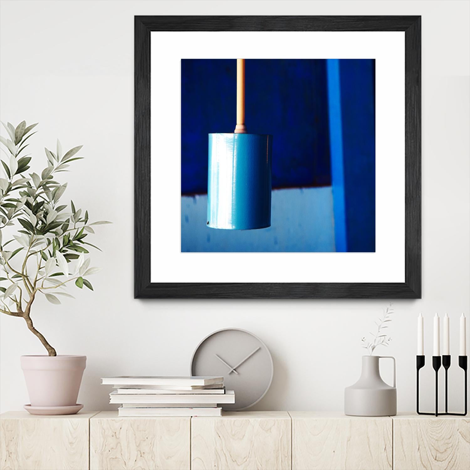 Blue by Peter Morneau on GIANT ART - orange photo art