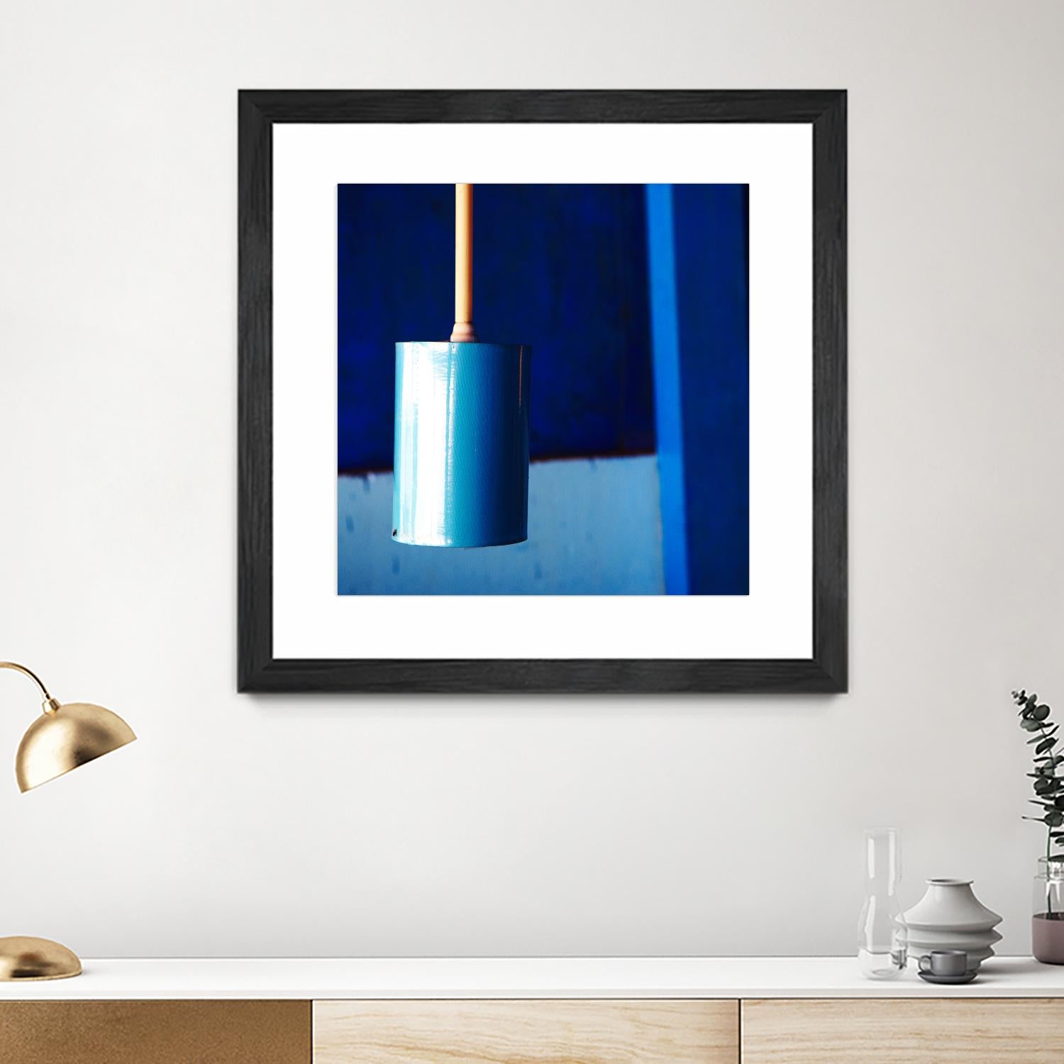 Blue by Peter Morneau on GIANT ART - orange photo art
