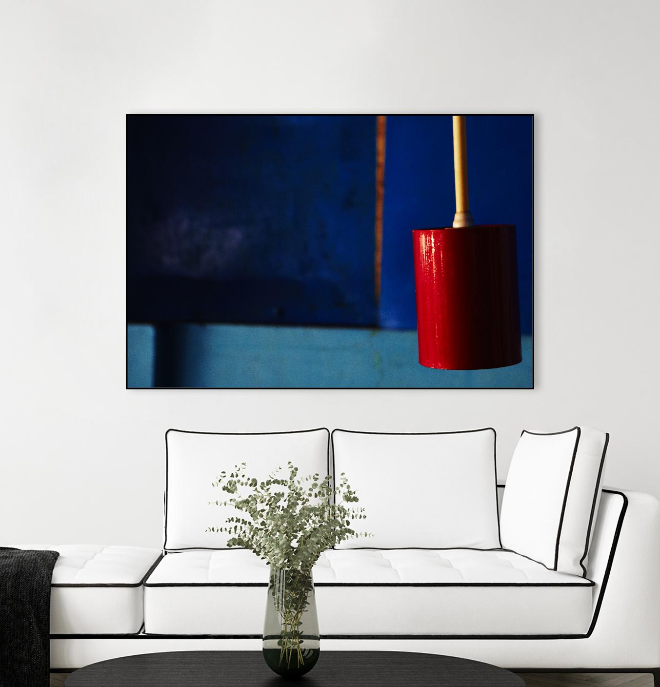 Blue and Red by Peter Morneau on GIANT ART - blue photo art