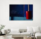 Blue and Red by Peter Morneau on GIANT ART - blue photo art