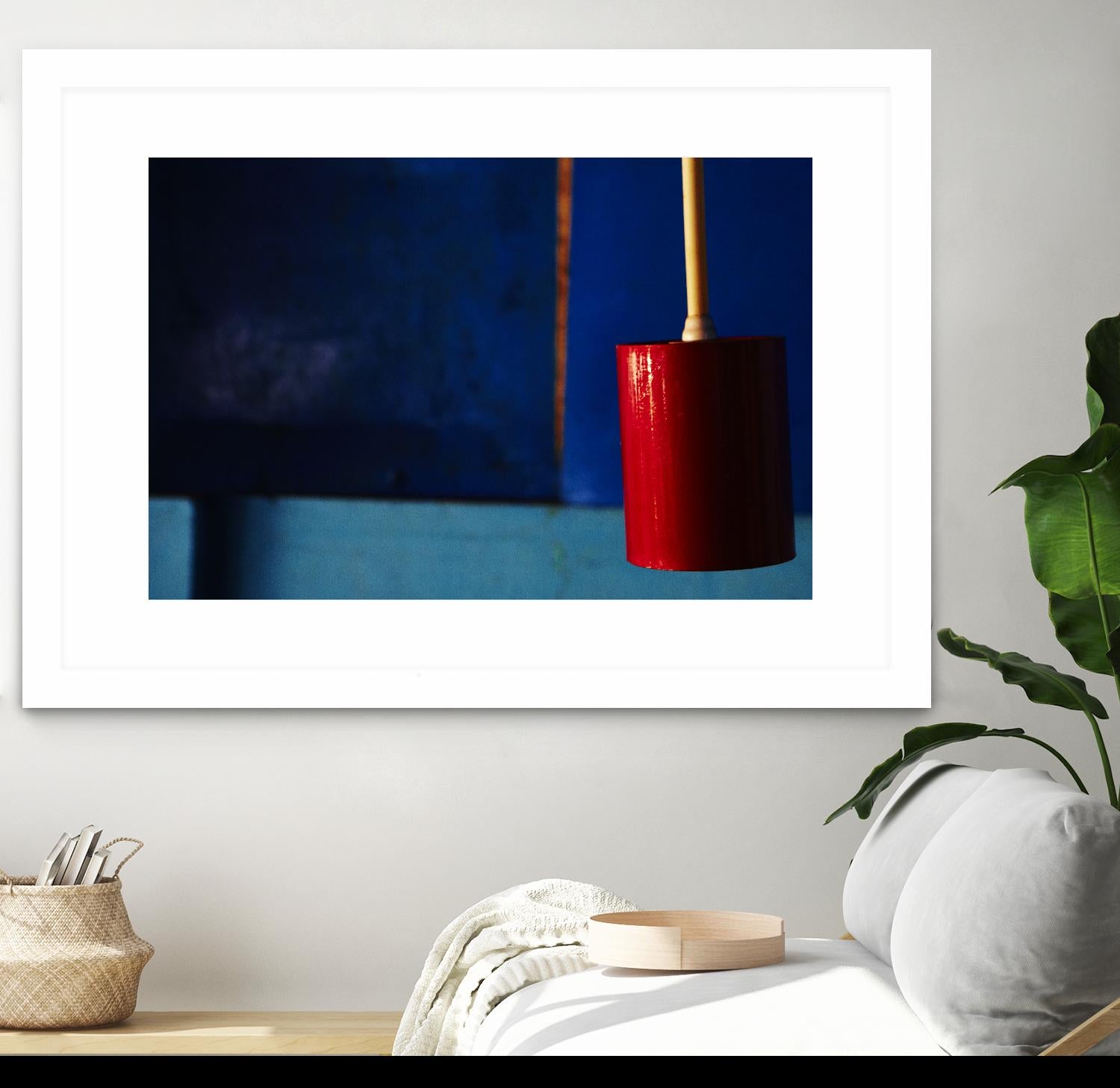 Blue and Red by Peter Morneau on GIANT ART - blue photo art